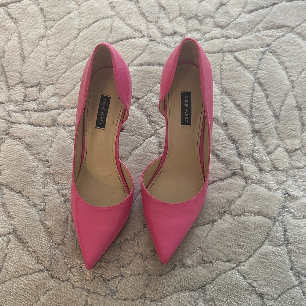 Nine West Hot Pink Pointed Heels - Picture 12 of 14